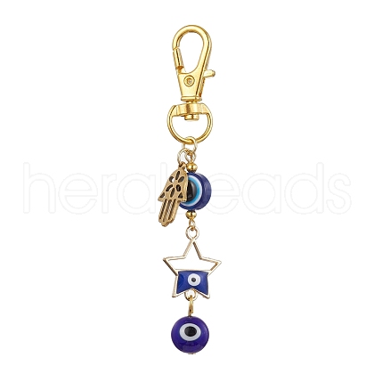 Alloy Enamel Pendant Decorations HJEW-JM01677-04-1