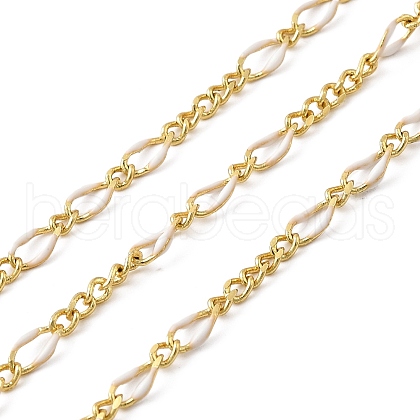 Brass Enamel Figaro Chains CHC-L053-09G-05-1