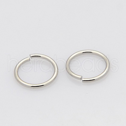 304 Stainless Steel Open Jump Rings STAS-N015-10-4x0.7mm-1