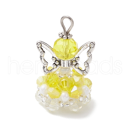 Glass Pendants PALLOY-MZ00665-06-1
