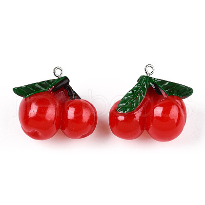 Resin Pendants RESI-T028-37-1