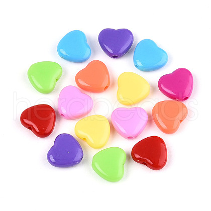 Opaque Acrylic Beads SACR-T017-39-1