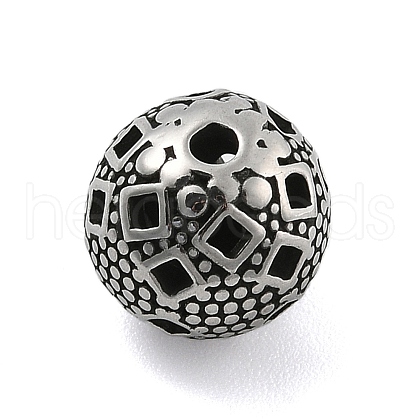 304 Stainless Steel Beads STAS-S173-27AS-1
