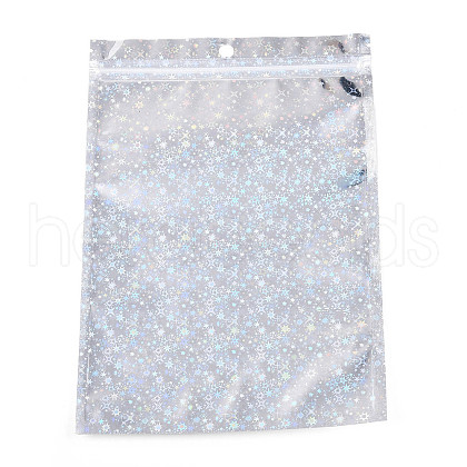 Glitter Holographic Star Plastic Packaging Yin-yang Zip Lock Bags OPP-N002-02A-1