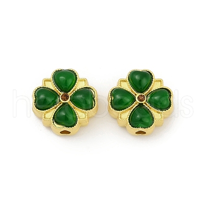 Alloy Resin Rhinestone Beads PALLOY-D369-20MG-03-1