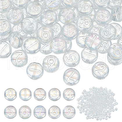   Electroplated Glass Bead GLAA-PH0003-64B-1