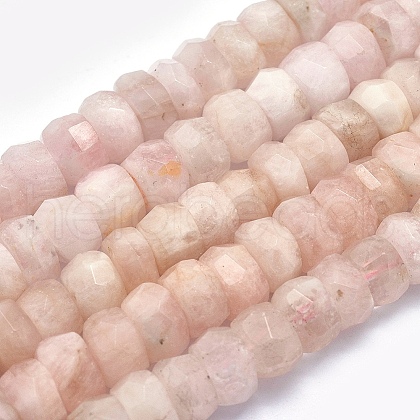 Natural Morganite Beads Strands G-O170-65B-1