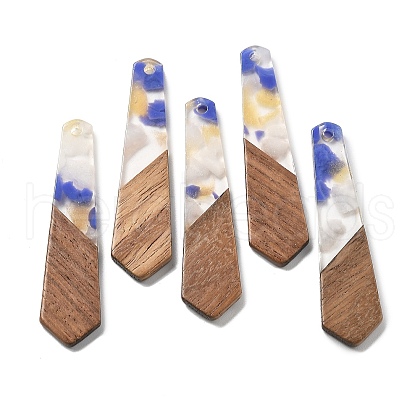 Resin and Walnut Pendants FIND-R051-06F-1