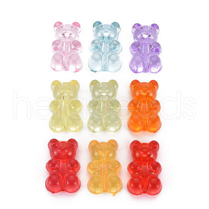 Transparent Acrylic Beads X-TACR-N012-001A-1