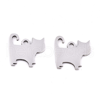 Non-Tarnish 201 Stainless Steel Charms STAS-S081-062-1