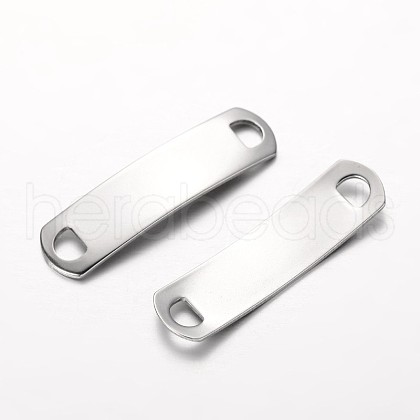 Tarnish Resistant Rectangle 304 Stainless Steel Links connectors X-STAS-I045-32-1