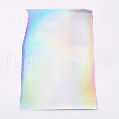Waterproof A4 Self Adhesive Laser Sticker AJEW-WH0105-08F-1