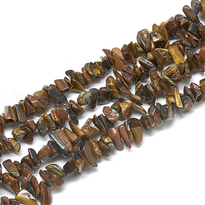 Natural Tiger Eye Beads Strands G-S315-11-1