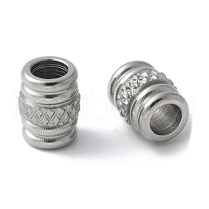 304 Stainless Steel Beads STAS-S169-02P-1
