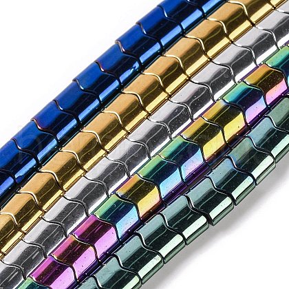 Electroplated Synthetic Non-magnetic Hematite Beads Strands G-Q174-01-1