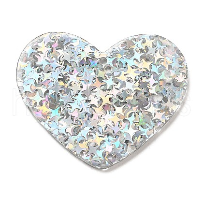 Acrylic with Paillettes Pendants MACR-M028-02D-1