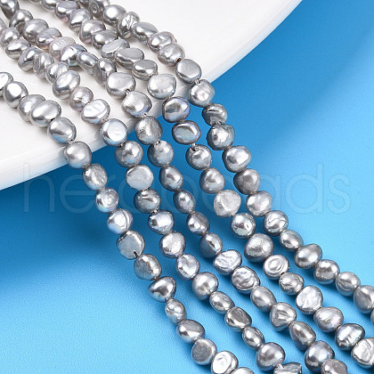 Natural Cultured Freshwater Pearl Beads Strands PEAR-N014-03J-1