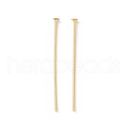 Brass Flat Head Pins KK-WH0058-03B-G01-1