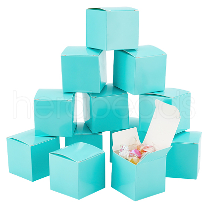 Square Kraft Paper Necklace Earring Storage Gift Boxes CON-WH0095-90B-02-1