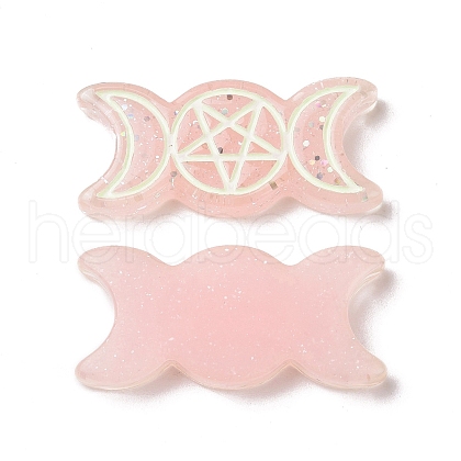 Resin Cabochons RESI-G055-01F-1