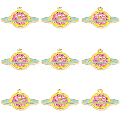 Alloy Enamel Pendants ENAM-CJC0004-33-1