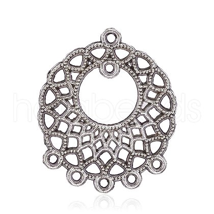 Tibetan Style Alloy Chandelier Component Links PALLOY-F160-08AS-1