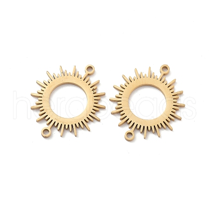 Ion Plating(IP) 304 Stainless Steel Hollow Connector Charms STAS-P332-12G-1