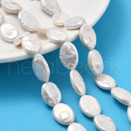 Natural Baroque Keshi Pearl Beads Strands PEAR-P064-11A-01A-1