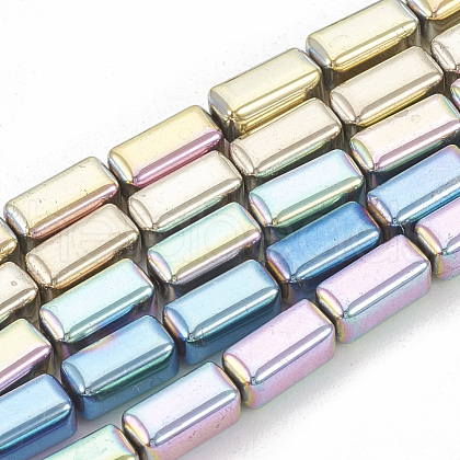 Electroplate Non-magnetic Synthetic Hematite Beads Strands G-N0322-11-1