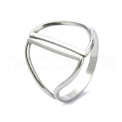 304 Stainless Steel Rings for Women RJEW-M019-07P-1