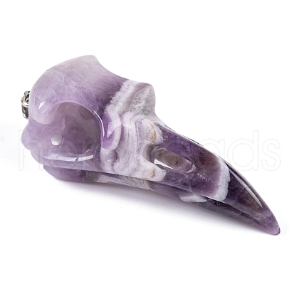 Natural Amethyst Big Pendants G-Q172-12B-1