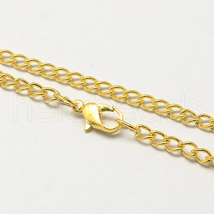 Vintage Iron Twisted Chain Necklace Making for Pocket Watches Design CH-R062-G-1