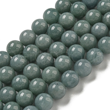 Natural Myanmar Jadeite Beads Strands G-B099-C07-02-1