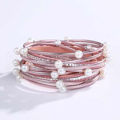 PU Leather Multi-layered Bracelets WG13214-10-1