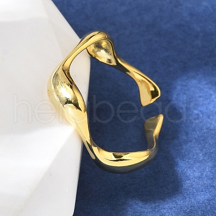 925 Sterling Silver Cuff Rings RJEW-D300-03G-1