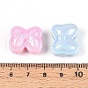 UV Plating Opaque Acrylic Beads OACR-T028-60-3