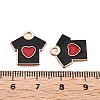 Alloy Enamel Pendants ENAM-S121-088C-3