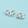 925 Sterling Silver S-Hook Clasps STER-K175-06C-S-3