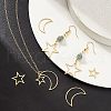Unicraftale 36Pcs 6 Style 304 Stainless Steel Linking Rings STAS-UN0031-83-3