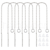 Anti-Tarnish Beebeecraft 3 Pairs Rhodium Plated 925 Sterling Silver Stud Earring Findings STER-BBC0006-73B-1