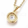 304 Stainless Steel Pendant Necklaces NJEW-L146-01G-2