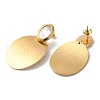 Stainless Steel Stud Earrings for Women EJEW-C110-05G-2