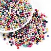 Baking Painted Pearlized Glass Pearl Beads X1-HY-Q003-3mm-M01-1