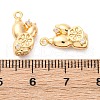 Brass Rhinestone Pendants KK-E793-18G-3