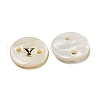Freshwater Shell Buttons BUTT-Z001-01Y-2