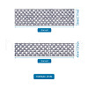 2 Rolls 2 Sizes Polyester Elastic Ribbon EW-TA0001-02H-16