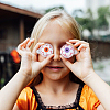 SUPERFINDINGS 32Pcs 8 Styles Resin Craft Doll Eyes Cabochons DIY-FH0007-28-6