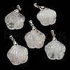 Natural Quartz Crystal Carved Pendants G-I319-02P-A08-2