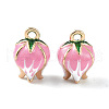 Brass Enamel Charms KK-G462-30LG-1