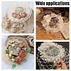 Linen Mini Hat Fascinator Base AJEW-WH0567-25B-5
